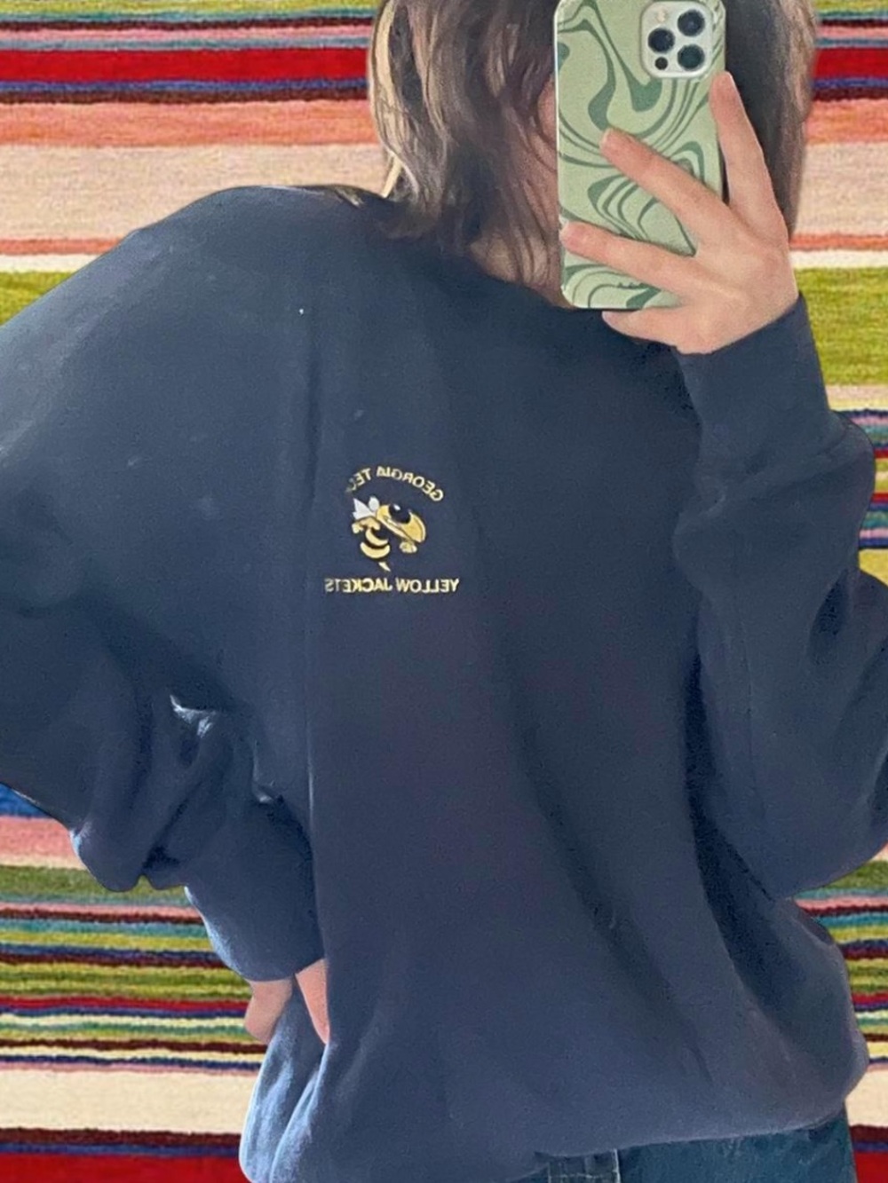Vtg GA Tech Pullover
